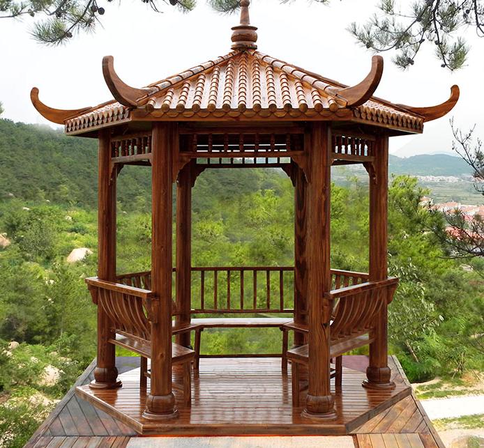 庭院景观亭效果图大全,庭院廊亭设计