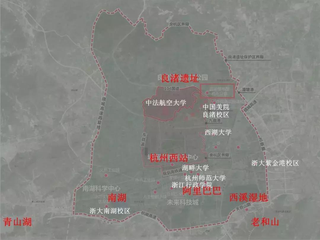 杭州大学城和南京大学城,杭州新大学城规划