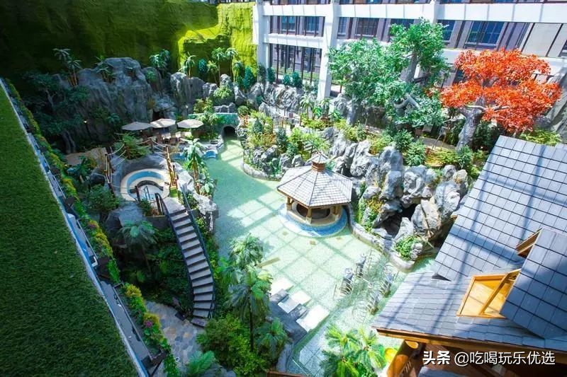 天津仁爱团泊湖温泉夏天,天津热带雨林主题温泉