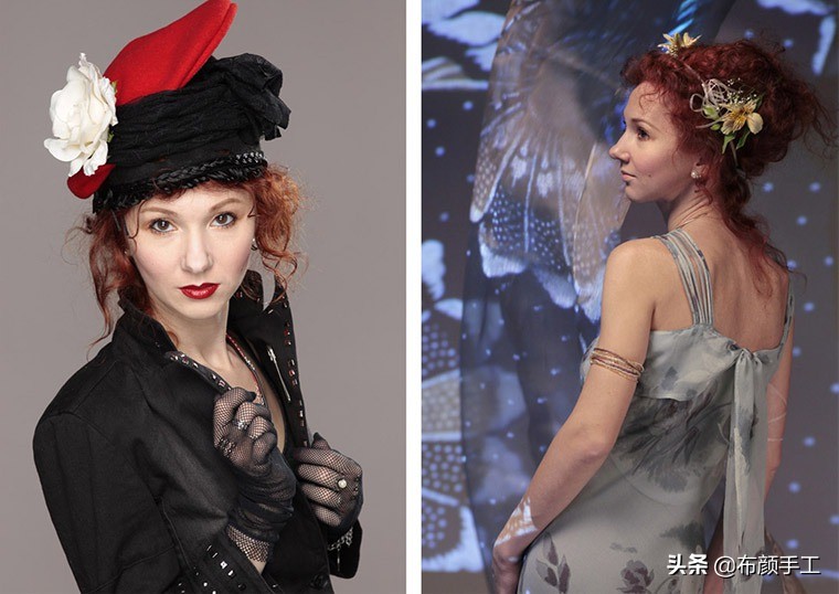 OlgaAbakumova的布艺娃娃,魔法花园里小花仙