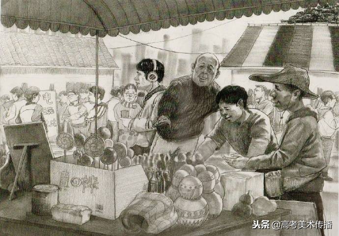 速写优秀作品,场景速写优秀作品图片