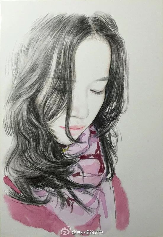 比起打印画，美院毕业的他，笔下这种彩铅水彩画才好看哭了~