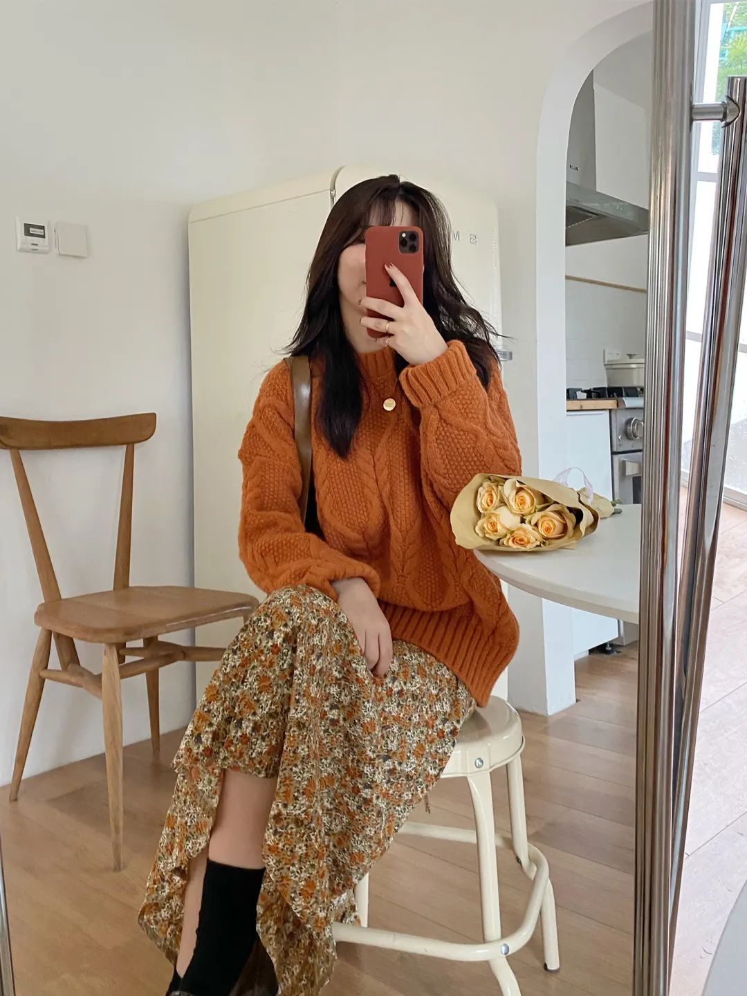 韩系慵懒日常穿搭,自带高级滤镜穿搭