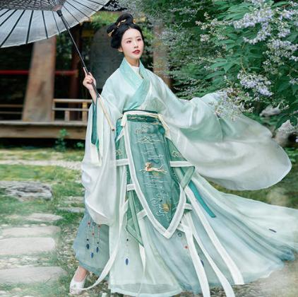 历史上的魏晋服装,魏晋时期女子的主流服饰款式