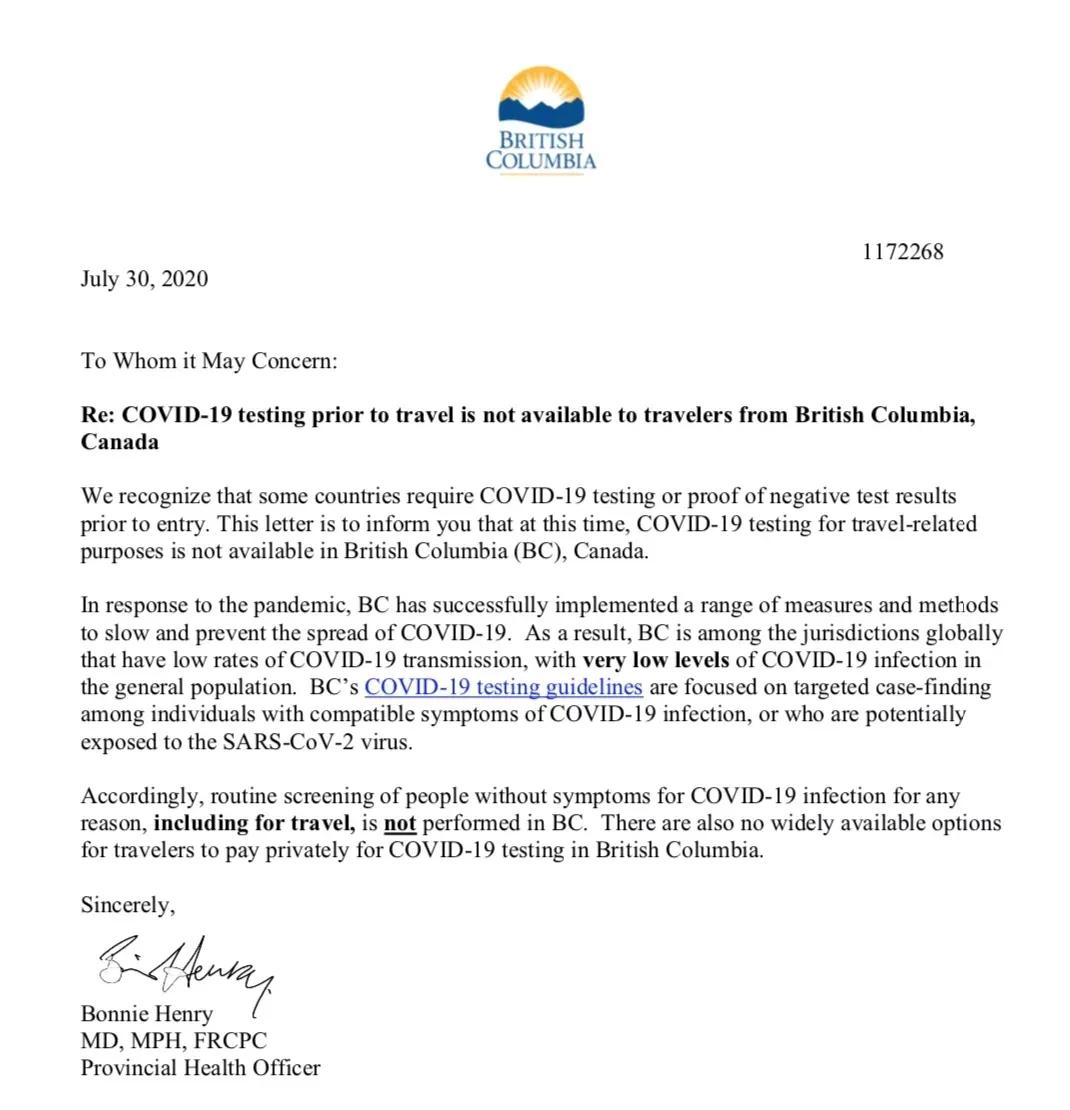 加拿大直飞中国要核酸检测吗,直飞加拿大航班最新通知