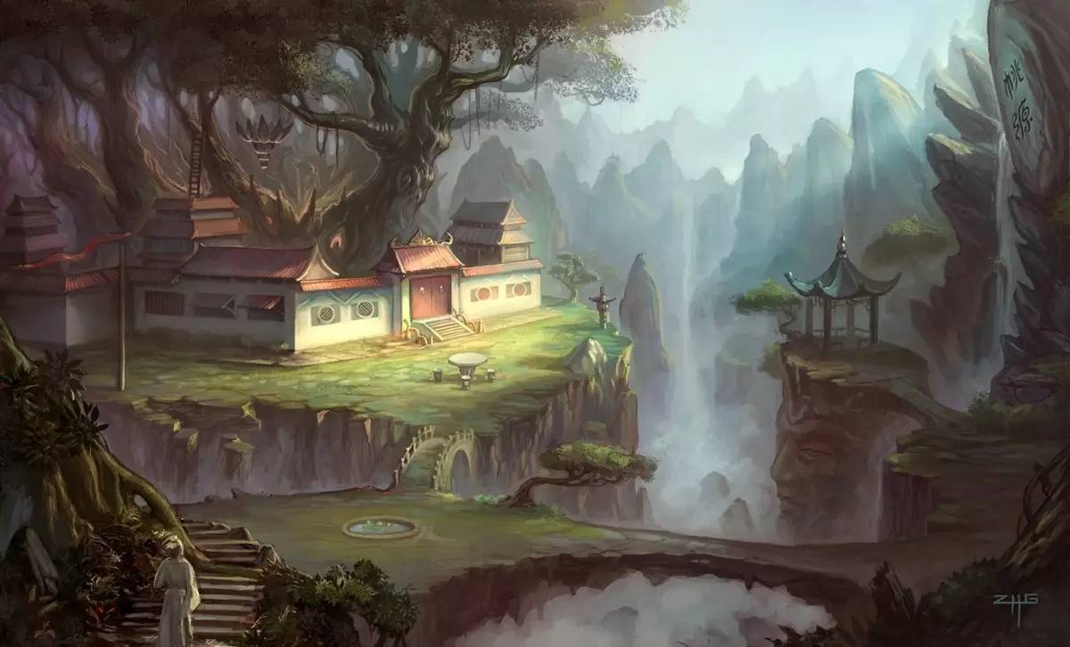 一组非常有意境的动画场景