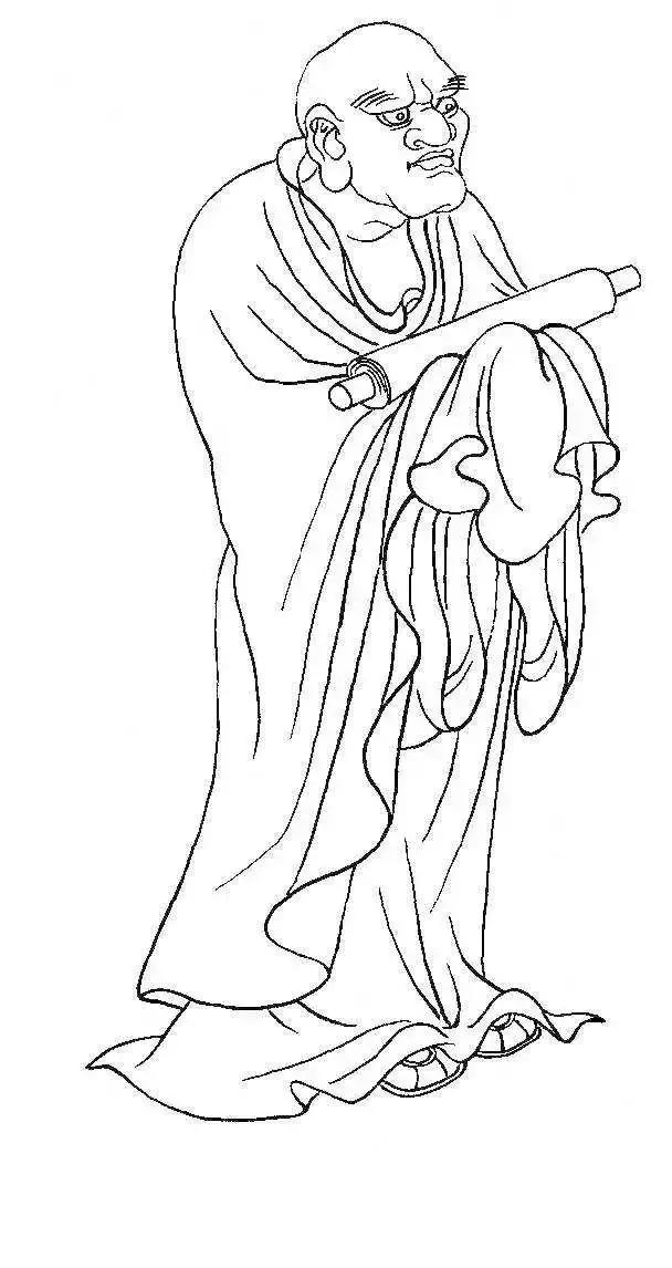 白描佛像线稿图片大全,白描佛像画法图片大全