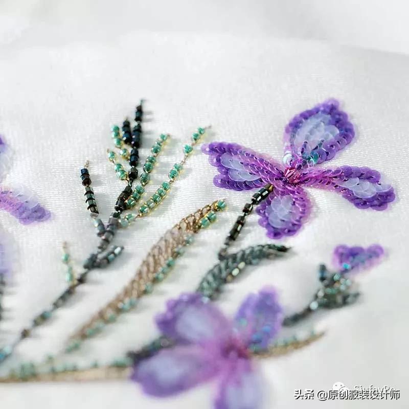 服装绣花工艺大全,服装绣花工艺图解说明