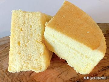 戚风无糖蛋糕烤箱做法,烘焙戚风蛋糕胚的制作方法