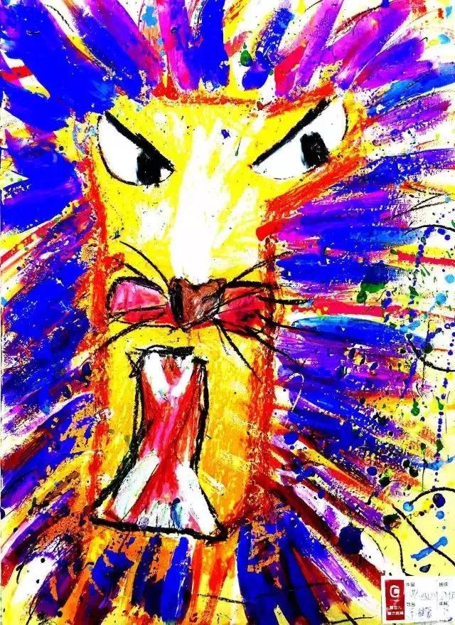 儿童水粉画国画教程,色彩明度渐变水粉画作品教程简单