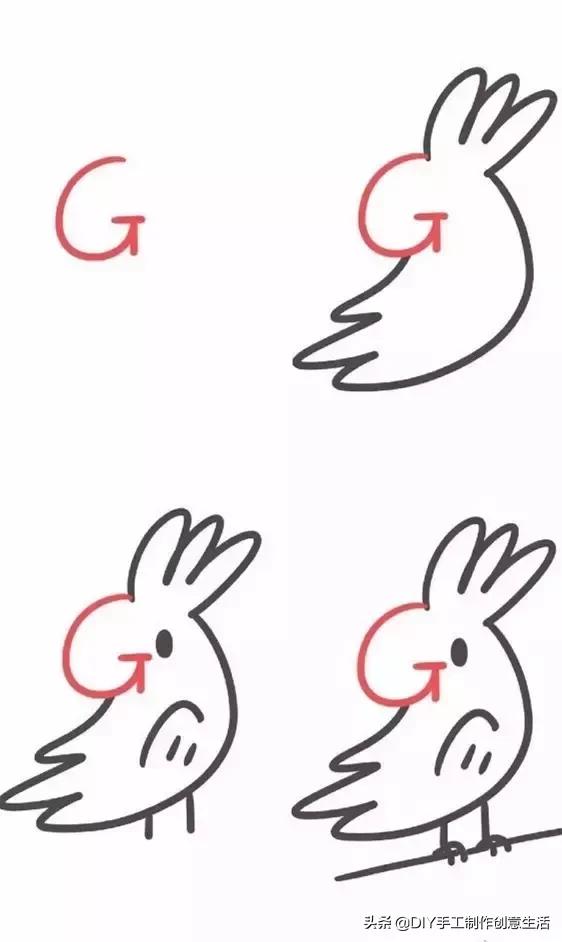 简笔画超简单步骤3笔,简笔画超简单教程