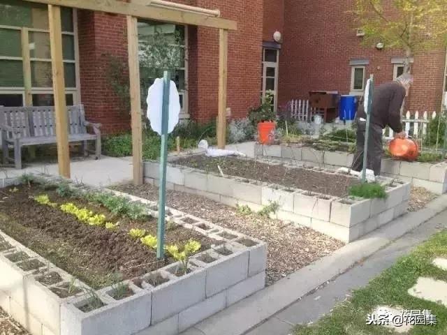 水泥砖的庭院太惊艳了,庭院小型水泥砖