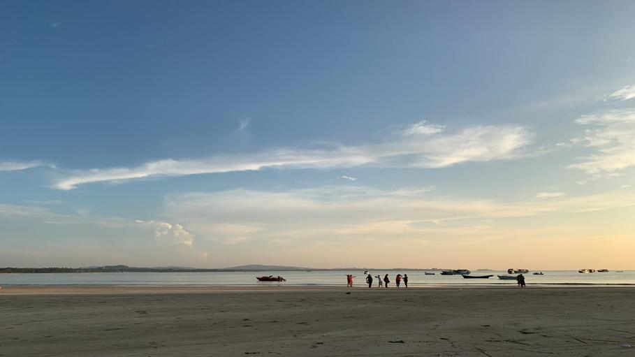缅甸维桑海滩日出,缅甸仰光到维桑路况