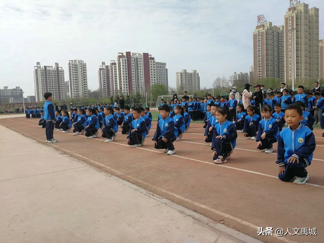 潼关县岳渎小学队列队形比赛,禹城泺清河小学运动会