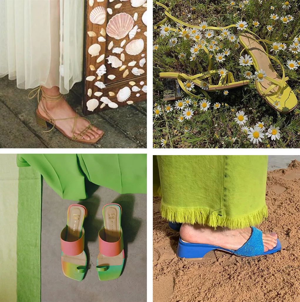 今年最流行的方跟凉鞋,又好看又好穿的凉鞋