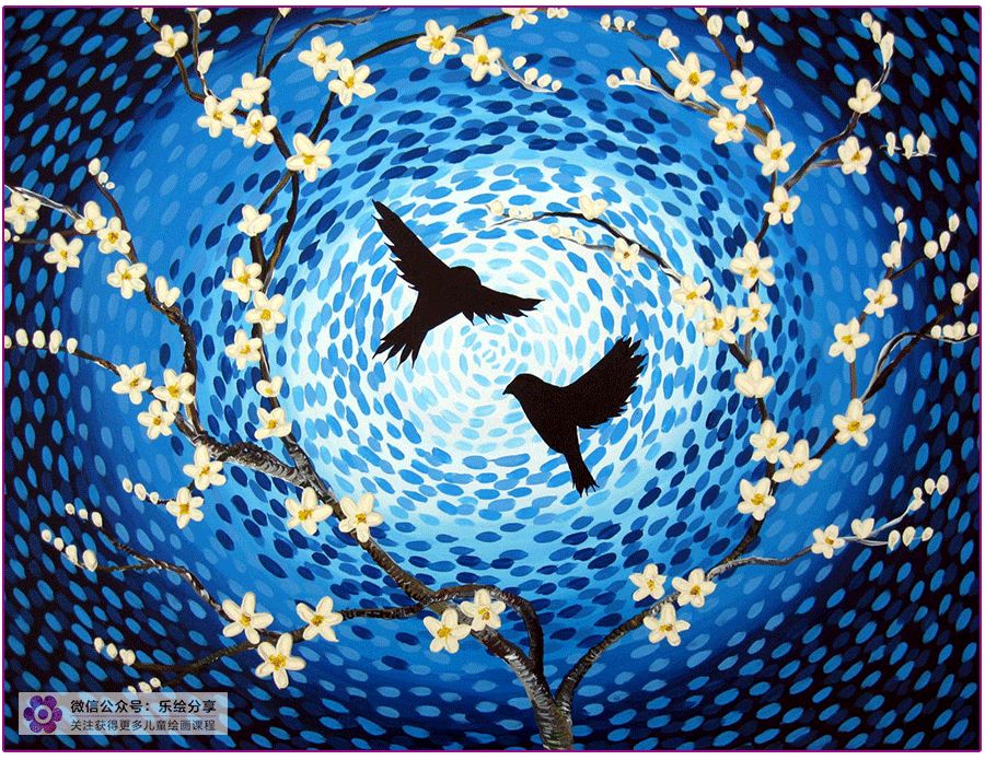 儿童油画作品简单水粉,儿童水溶性油画创意画作品