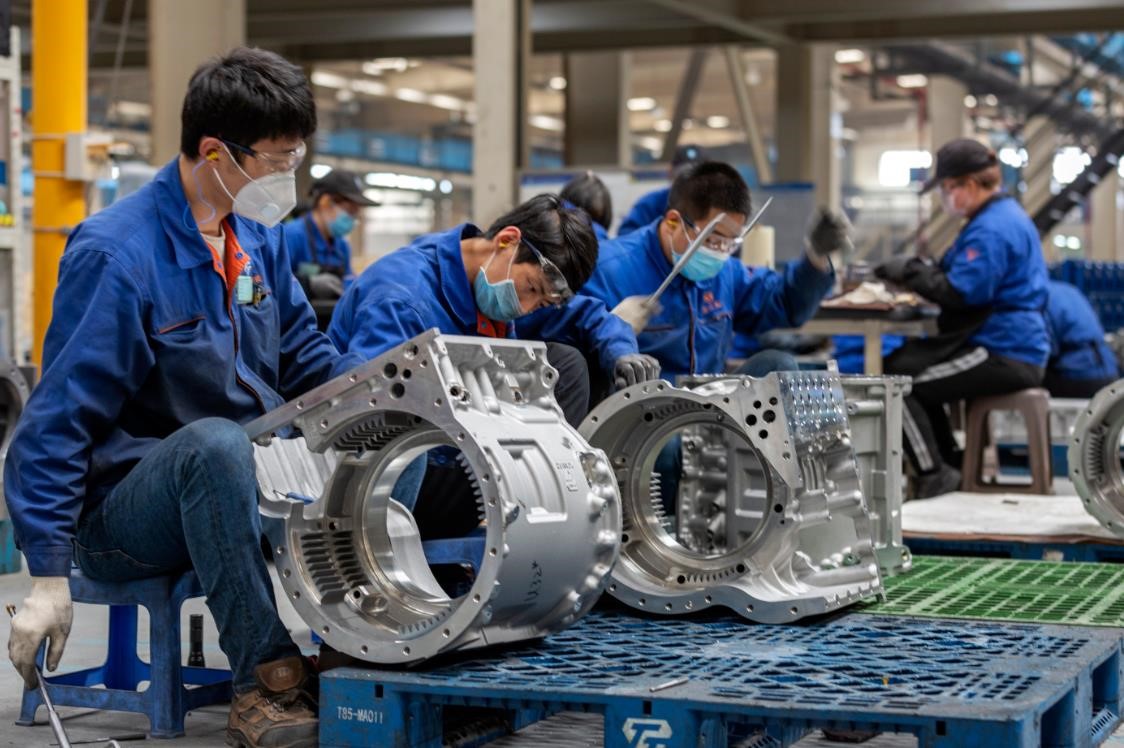 复工复产现场实拍,西安高新区复工复产