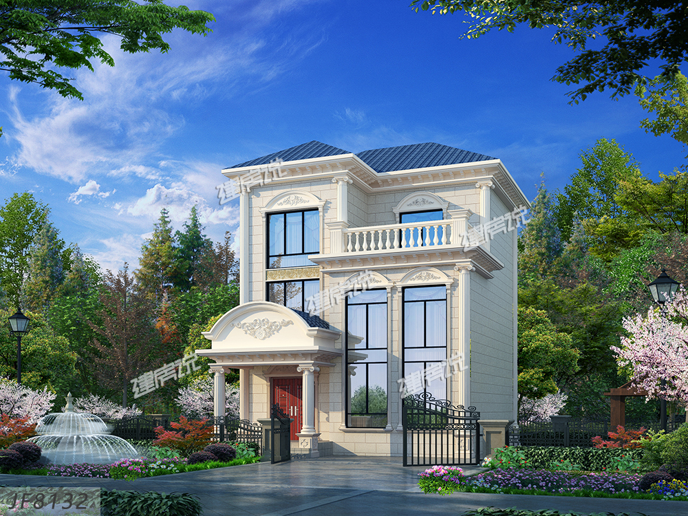 面宽8米左右建房图,面宽8米占地面积70平设计图