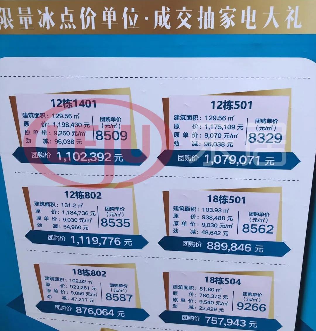 江海七字头房价,江海明月特价房