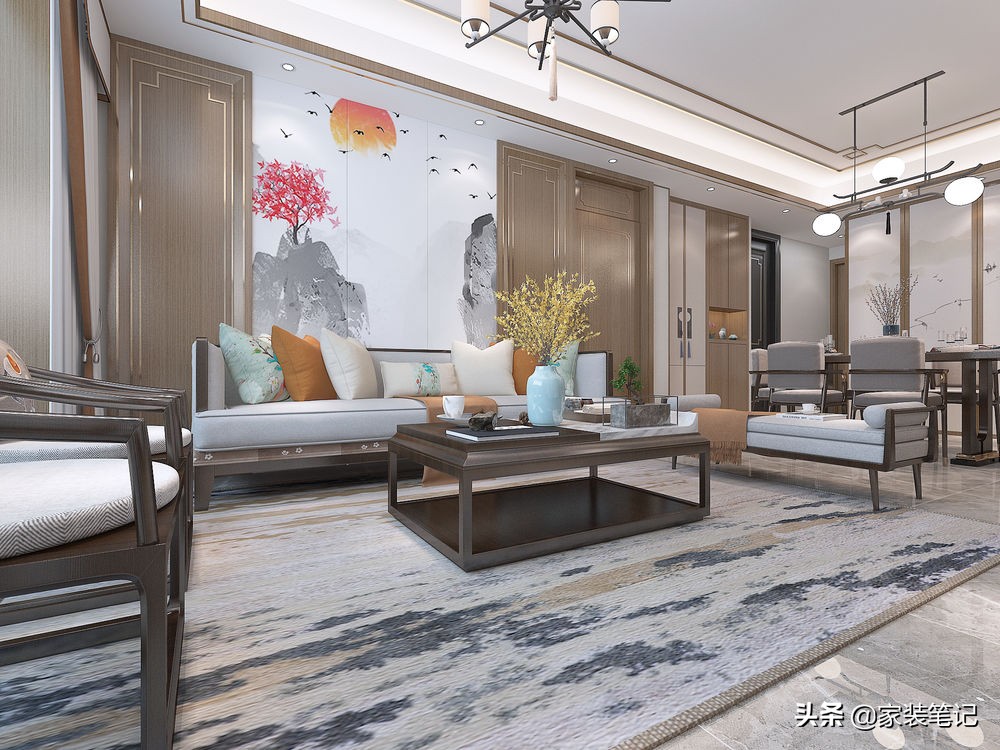 不装电视机换成投影幕布，她家客厅的做法，让周围邻居都十分羡慕