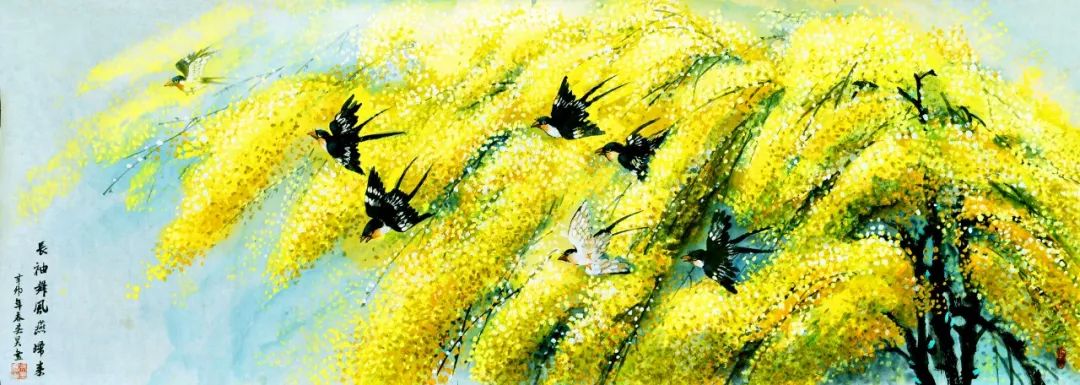 花鸟的作品欣赏,中式花鸟作品欣赏