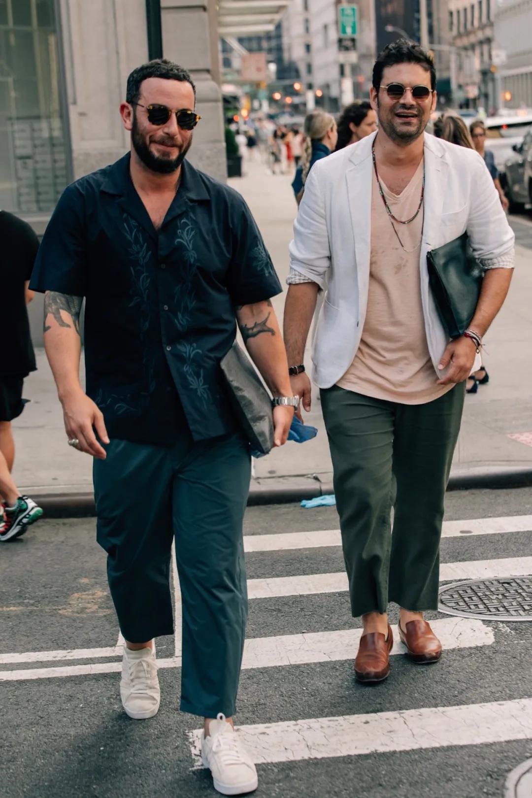 中年胖男人夏天衣服搭配大全,夏天胖的人怎么穿衣服才好看