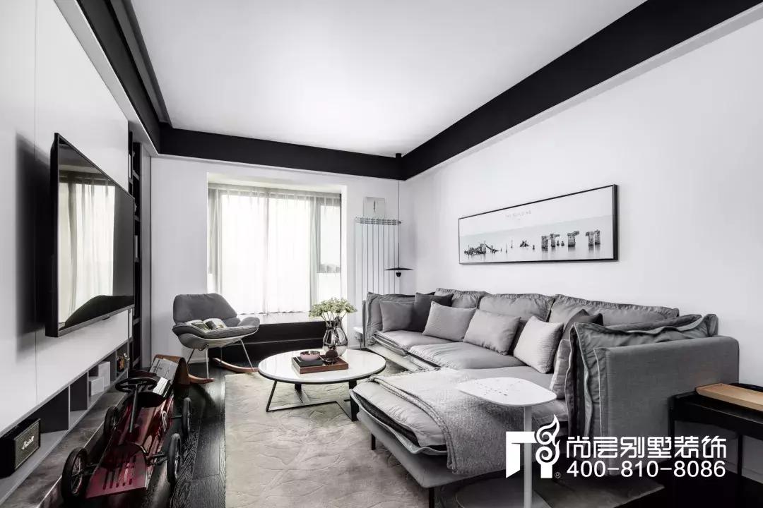 尚层作品金地天悦—黑白之间,是你陪我想象