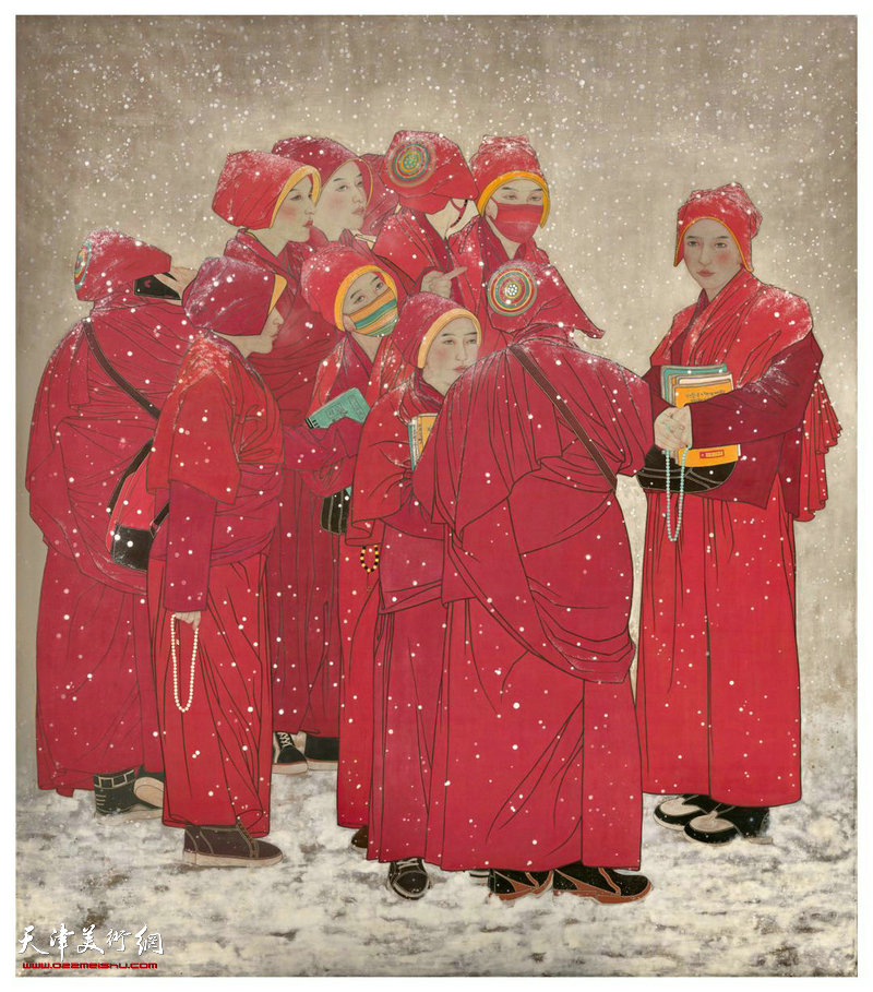 第五届中国当代工笔画大展,工笔人物画展