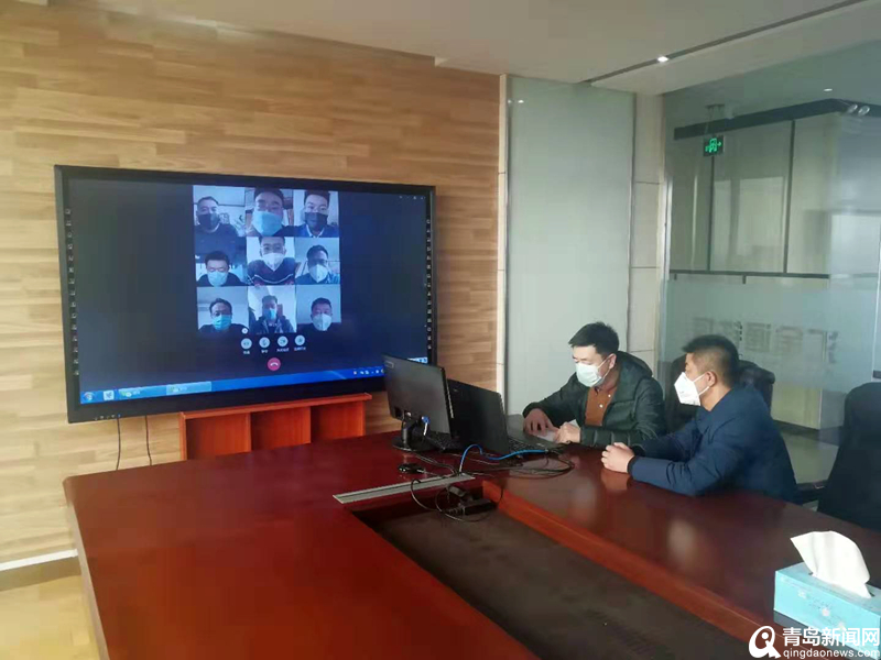 胶州企业推行新开工模式网上办公订单不断