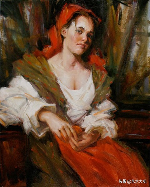 美国当代艺术家彼得亚当斯油画,美国画家凯文麦克弗森风景油画