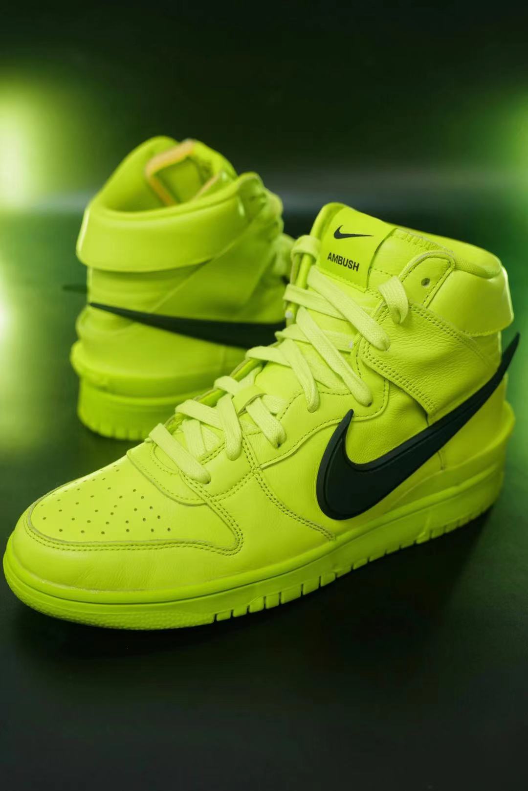 ambushdunk荧光绿低帮,ambushdunk荧光绿偏码吗