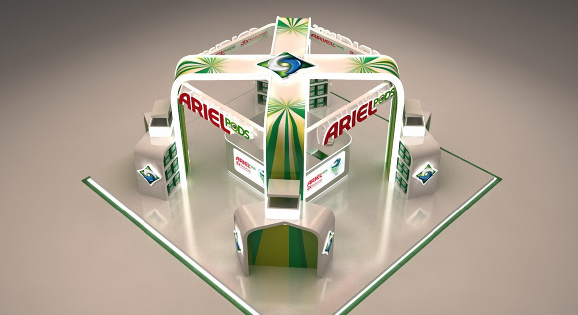 国外创意展台,国外创意展台设计效果图