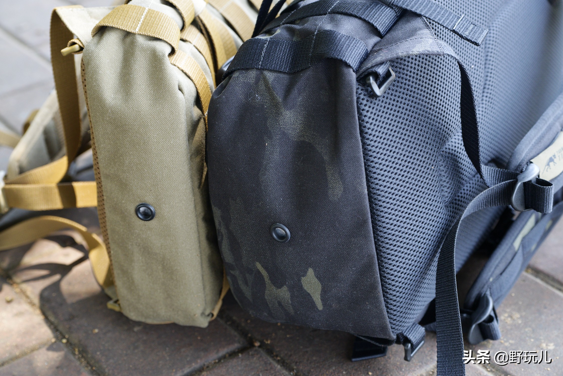 军事风格双肩包推荐,黑色军用双肩包