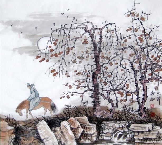 秋日的黄昏古道上，骑着瘦马哼着小曲的马致远，唱出最感人的秋思