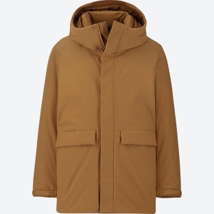 优衣库复合连帽外套,优衣库hybriddowncoat