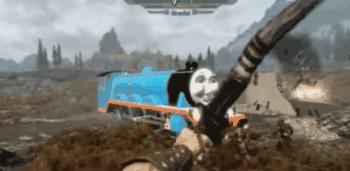 托马斯小火车面具人的脸,托马斯小火车笑容