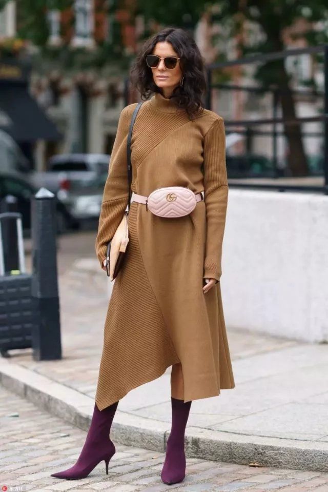 秋冬的裙子这样穿才好看,冬季裙子穿搭女2020高级感