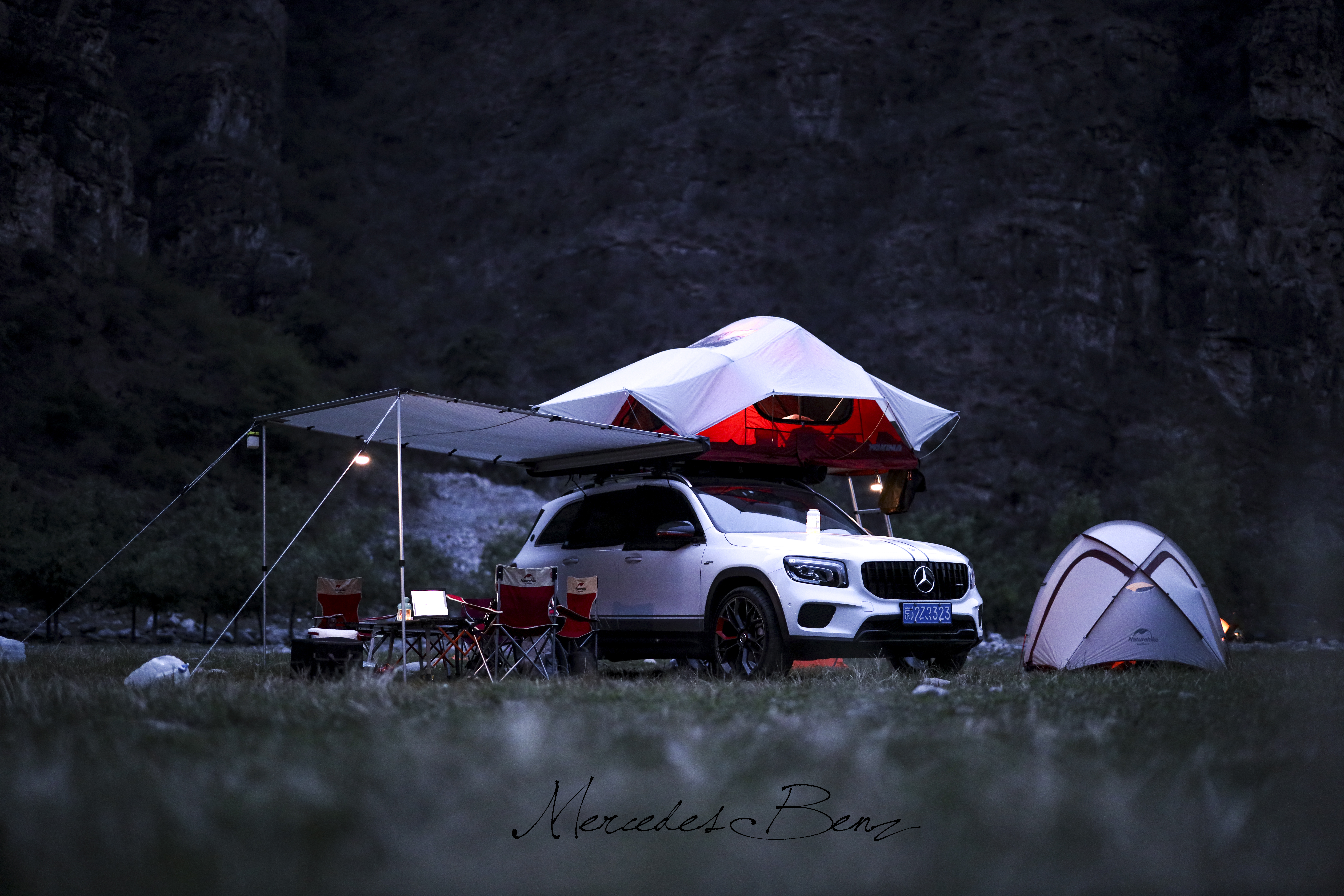 glb旅行改装,奔驰glb露营