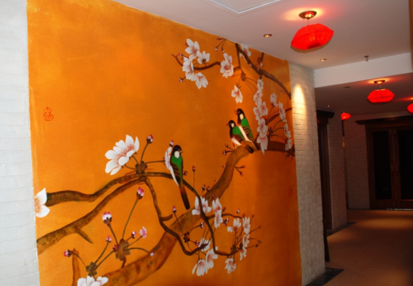 手绘墙画水墨画的方法,手绘墙画教程