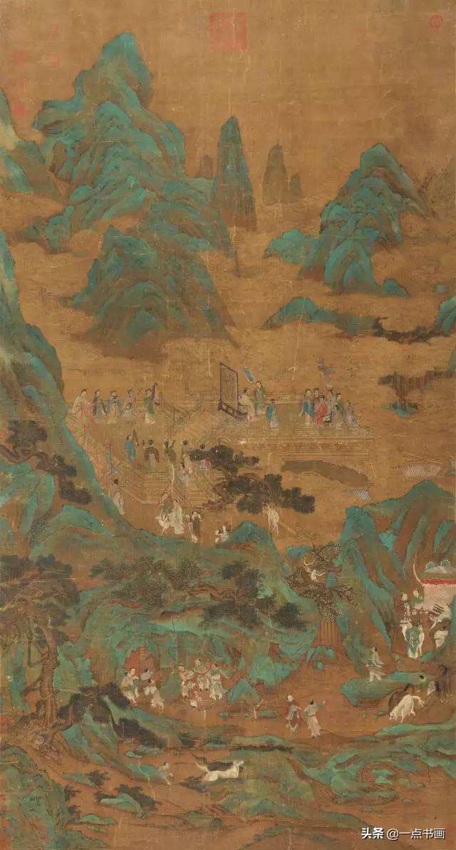 明仇英拍卖60亿的作品,明仇英桃源仙境图临摹