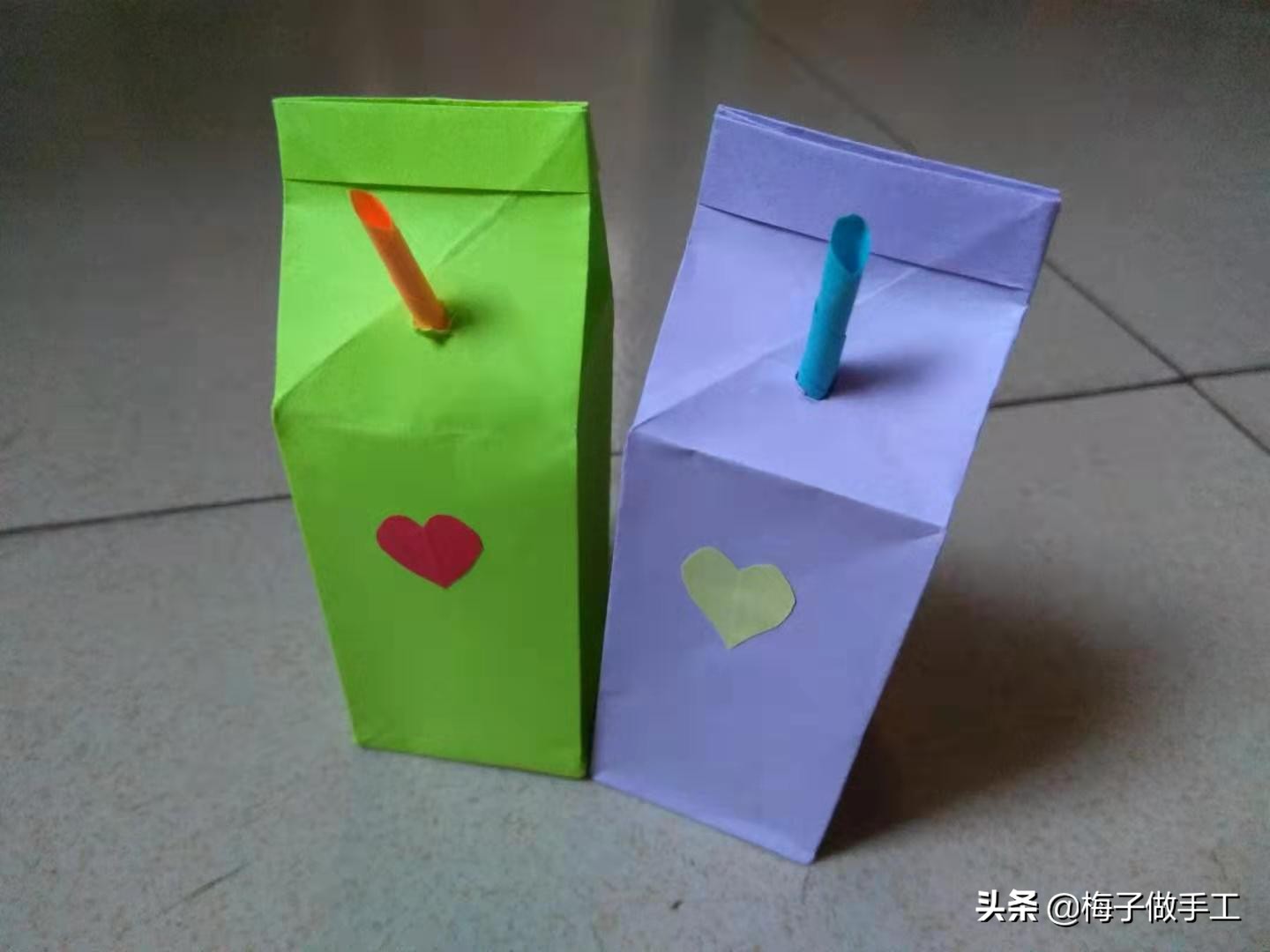 折纸牛奶盒大全简单又漂亮,折纸大全简单又漂亮牛奶盒子