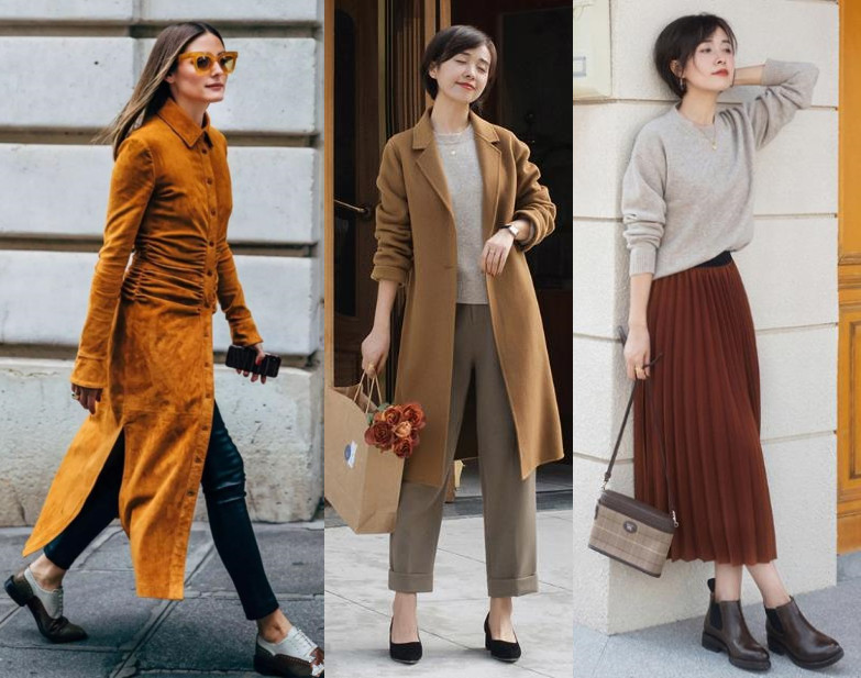 今年流行的颜色驼色,深驼色和哪三个颜色最搭