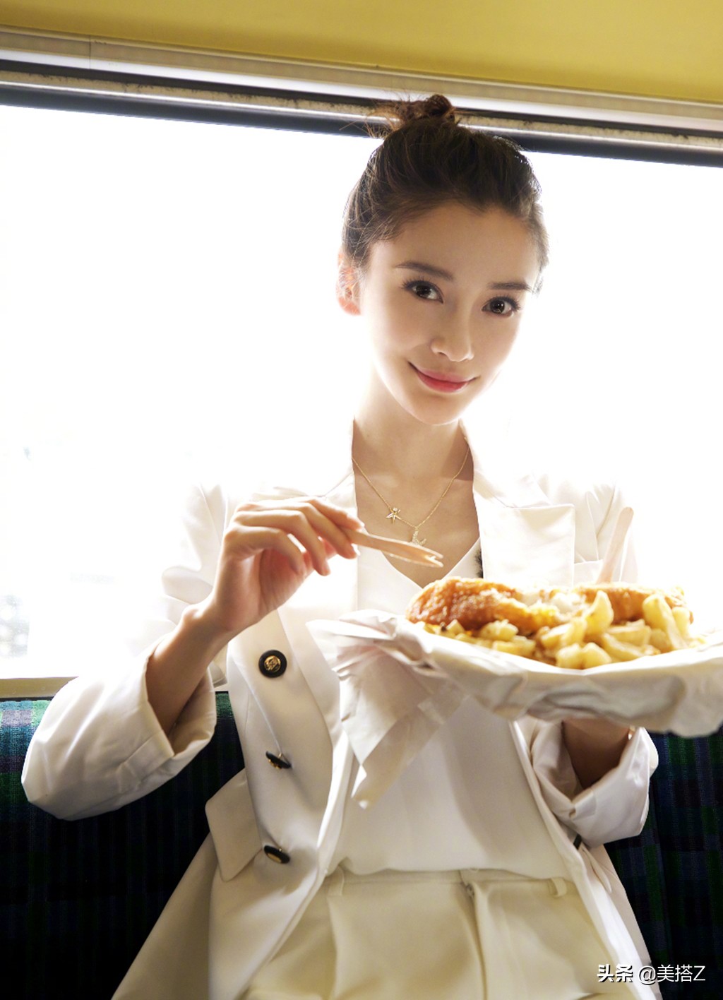 angelababy和贝克汉姆同框,baby变daddy明星混剪