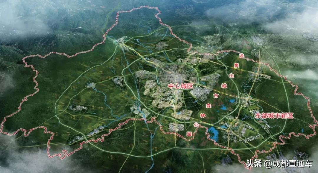 天府新区与东部新区交界,天府新区成都东部新区