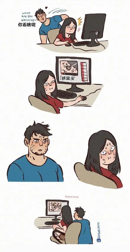 158cm插画师与199cm男友的日常，网友：边笑哭边吃狗粮