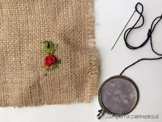 如何绣项链,手工项链绣法