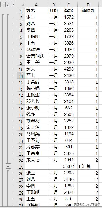 excel如何按条件分类汇总,excel怎么进行先后分类汇总