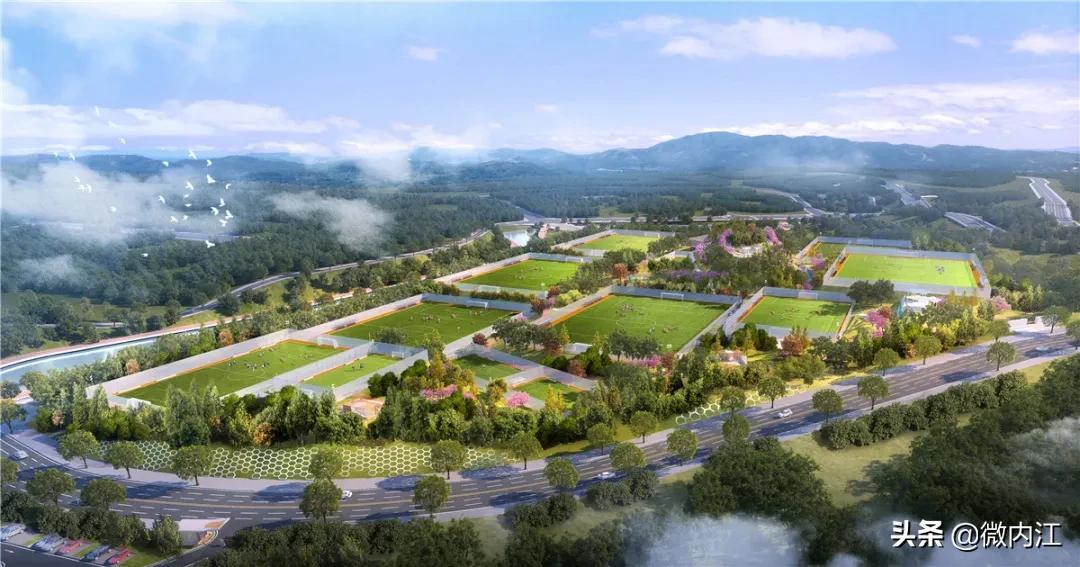 内江新足球运动场,内江开放的足球场