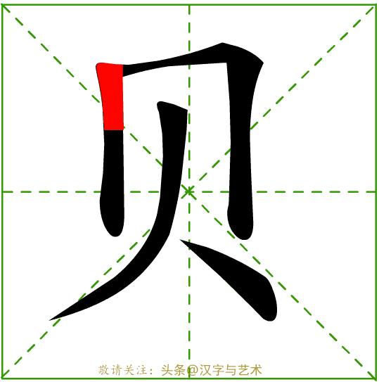 正确的汉字基本笔画顺序图表,汉字笔画顺序口诀幼儿园