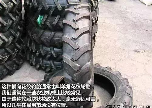 新手轮胎基础知识,如何认识轮胎上的花纹